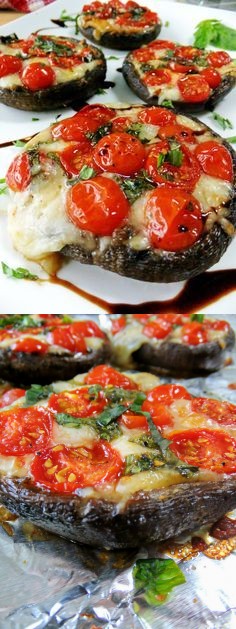 Caprese Style Portobellos