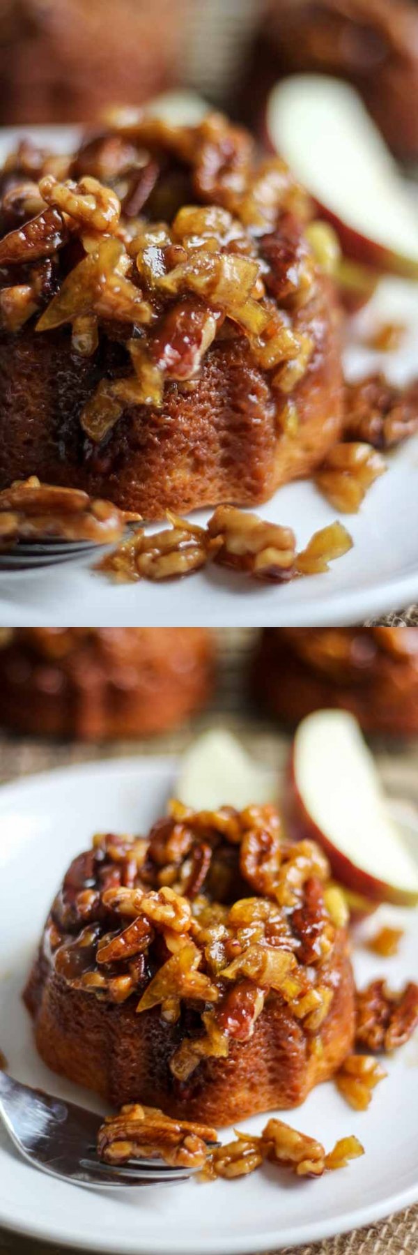 Caramel Apple Mini Cakes