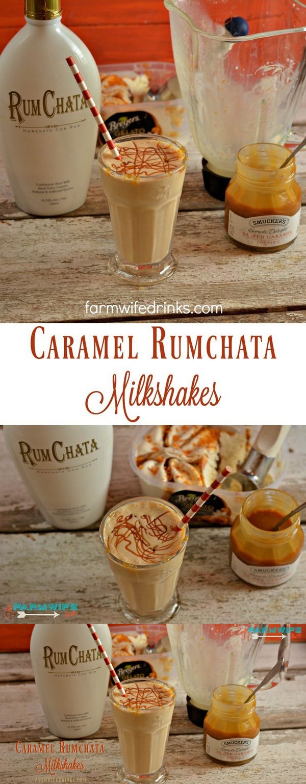 Caramel Rumchata Milkshake