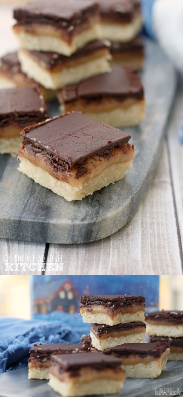 Caramel Shortbread Bars