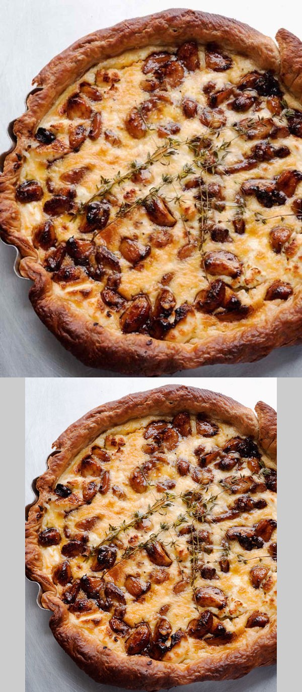 Caramelized Garlic Tart