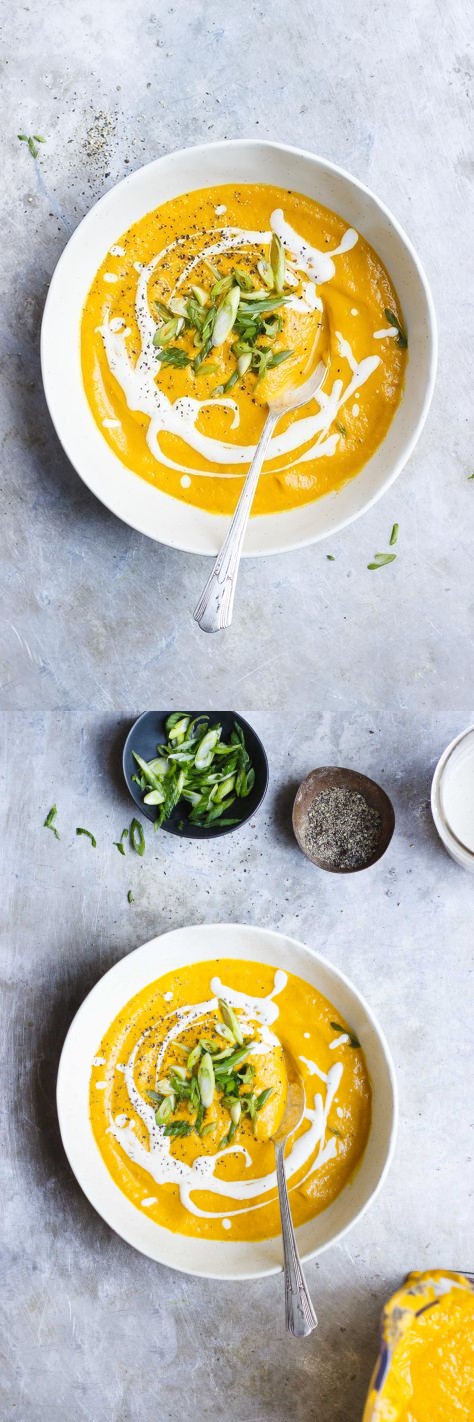 Caramelized Golden Beet Soup with Fall Roots