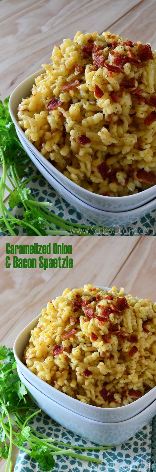 Caramelized Onion & Bacon Spaetzle