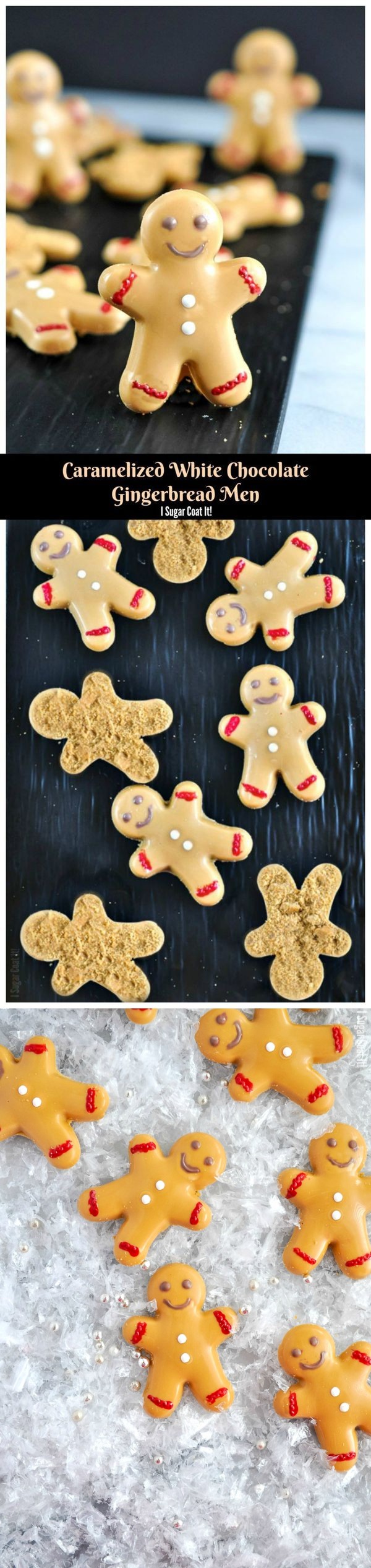 Caramelized White Chocolate Gingerbread Men