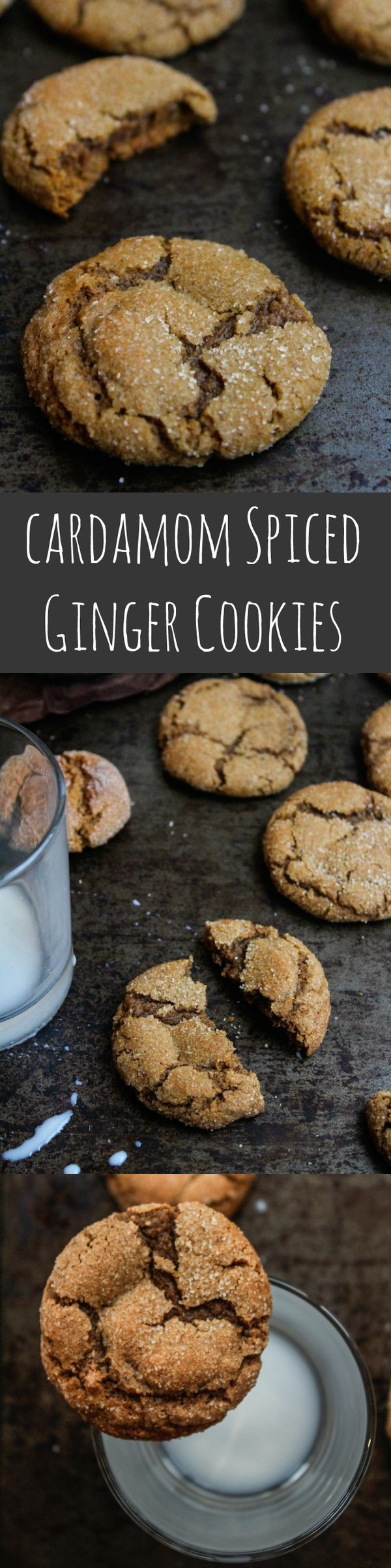 Cardamom Spiced Ginger Cookies