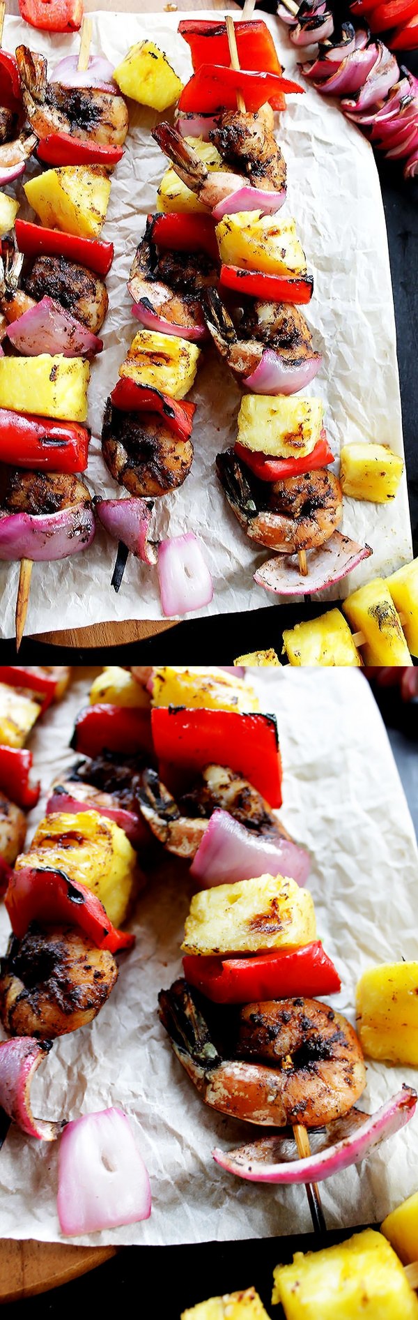 Caribbean Shrimp Pineapple Kabobs