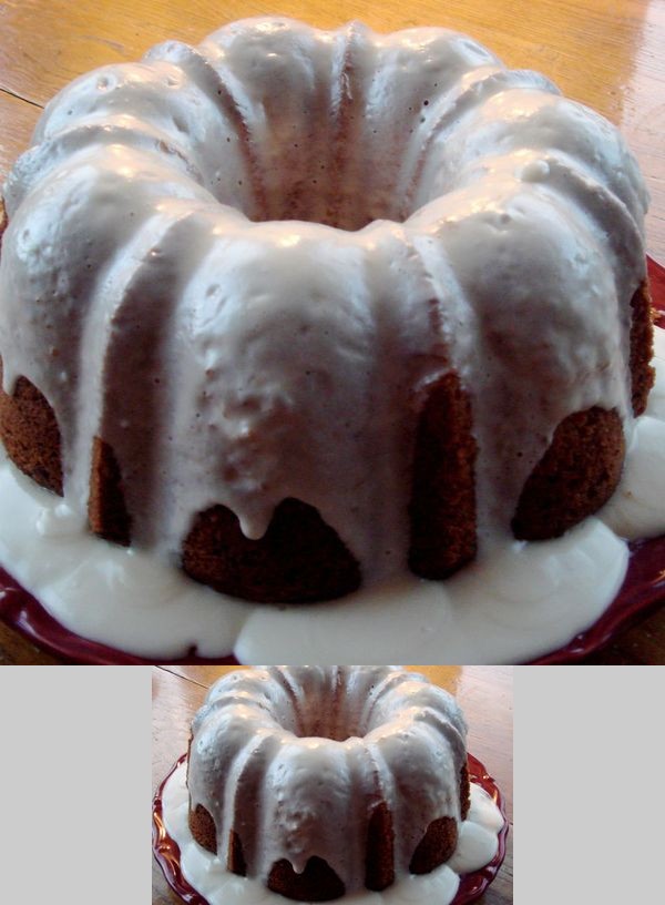 Carrot Bundt Cake with Cream Cheese Glaze