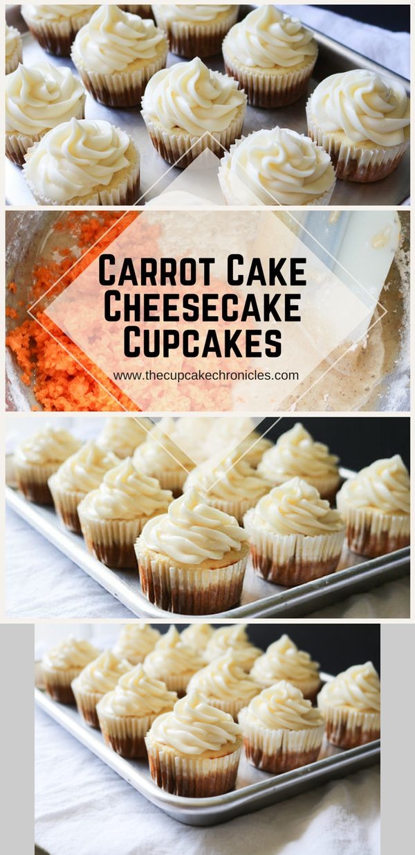 Carrot Cake Cheesecake Cupcakes