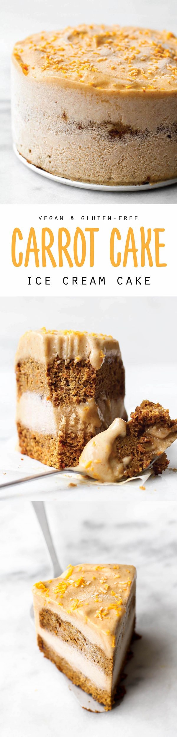 Carrot Cake Ice Cream Cake