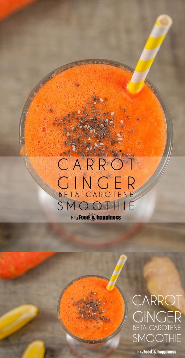 Carrot Ginger Beta-Carotene Smoothie