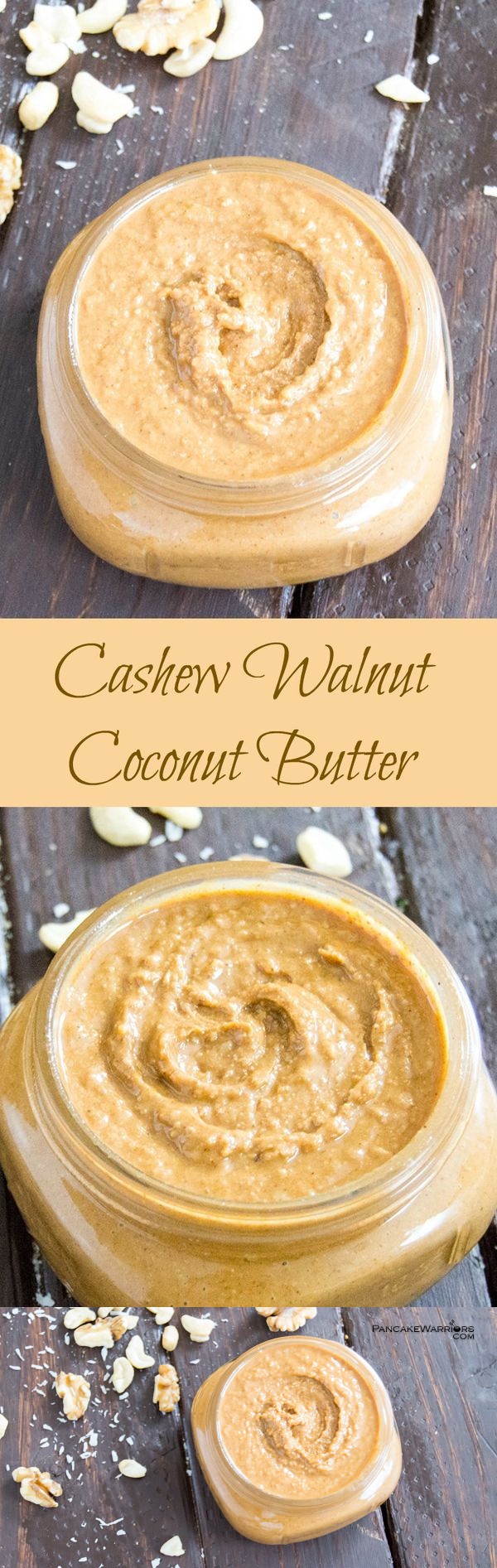 Cashew Walnut Coconut Butter