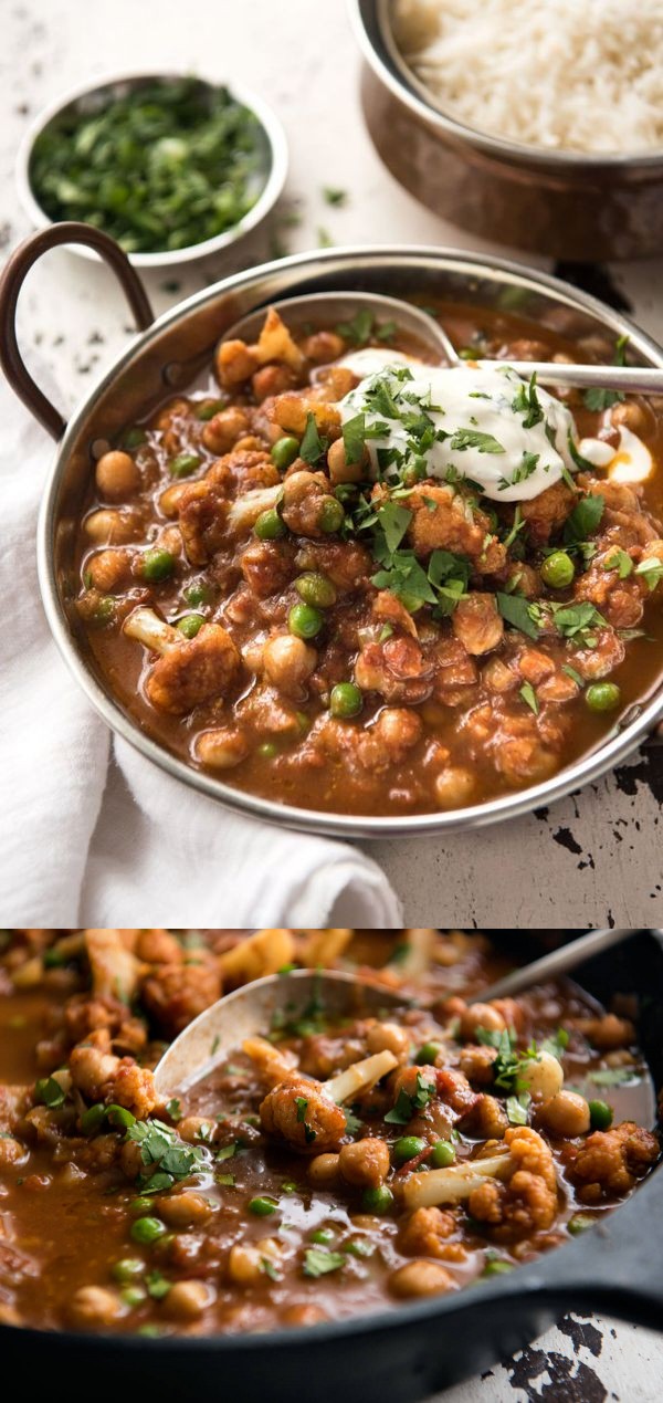 Cauliflower and Chickpea Curry