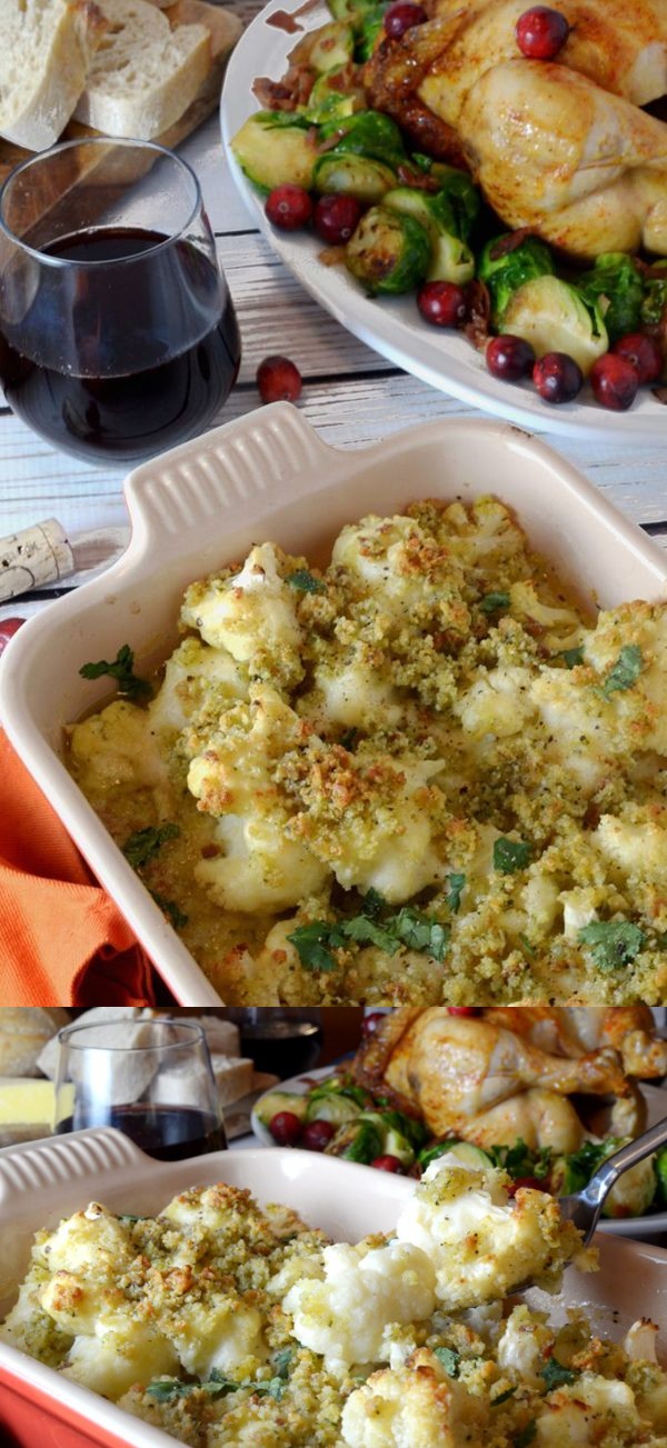 Cauliflower Gratin in Horseradish Sauce