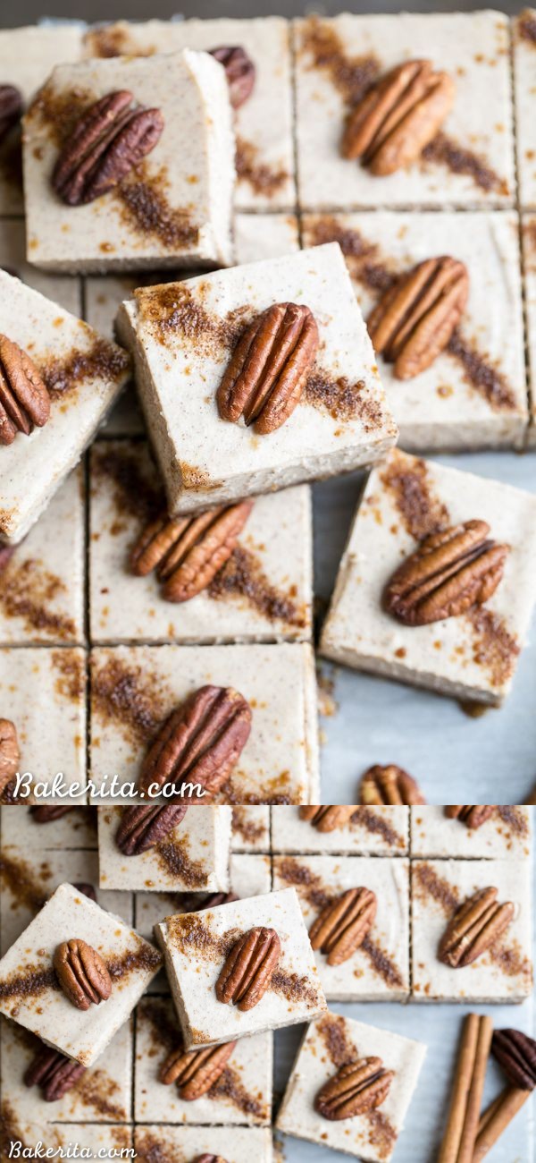 Chai Cheesecake Bars (Gluten Free, Paleo + Vegan