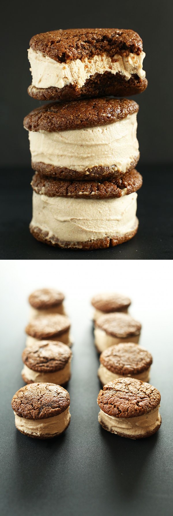 Chai Ginger Ice Cream Sandwiches