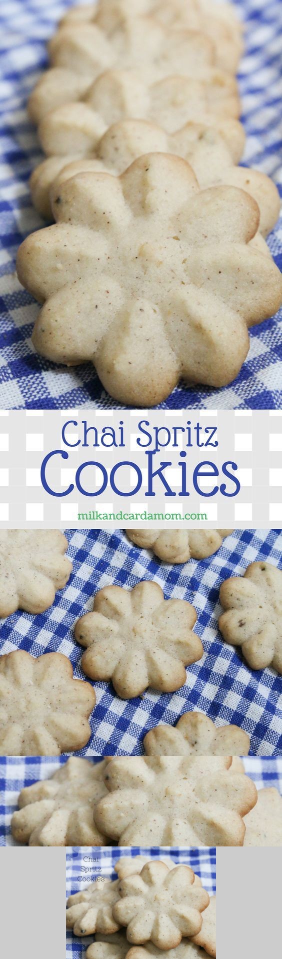 Chai Spritz Cookies