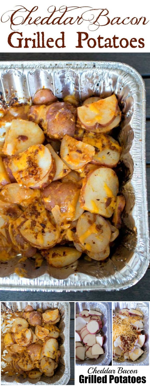 Cheddar Bacon Grilled Potatoes