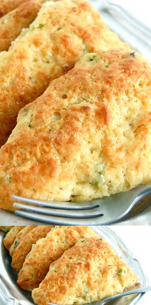 Cheddar Cheese and Scallion Scones