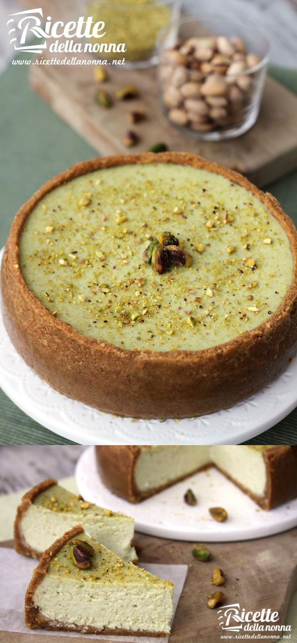 Cheesecake al pistacchio