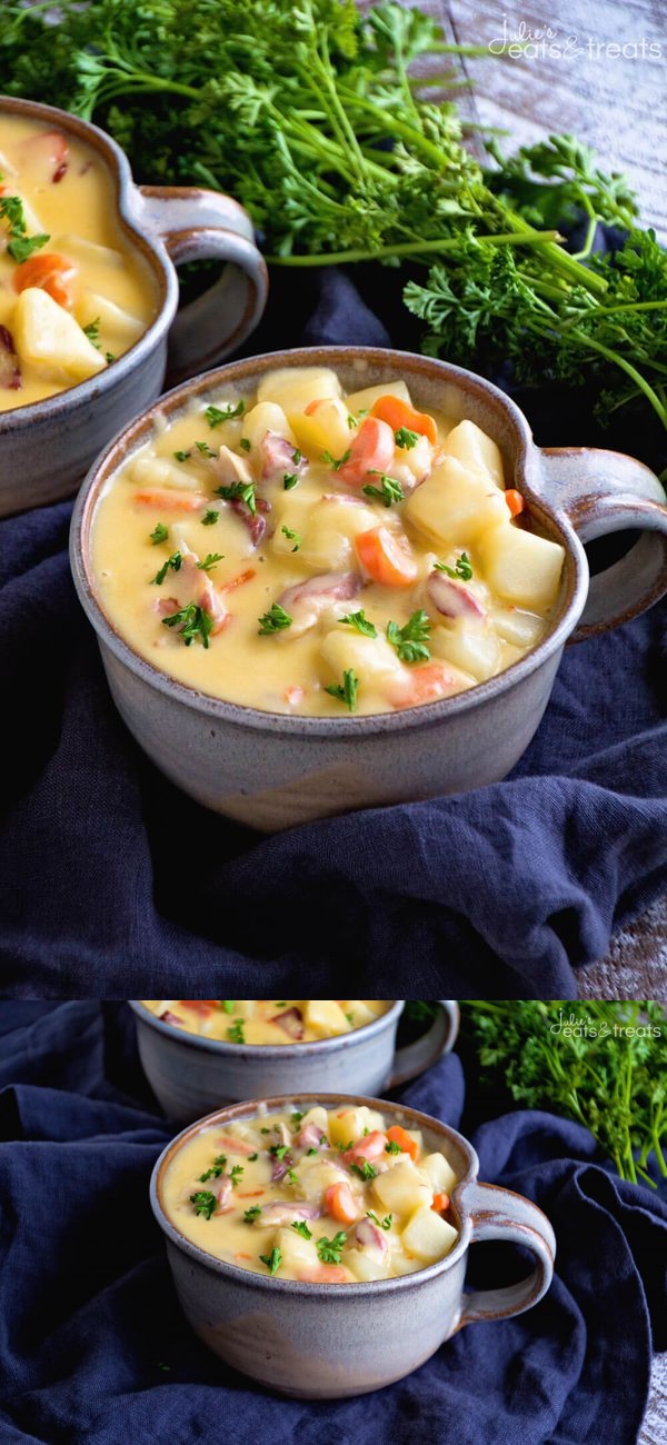 Cheesy Bacon Potato Soup