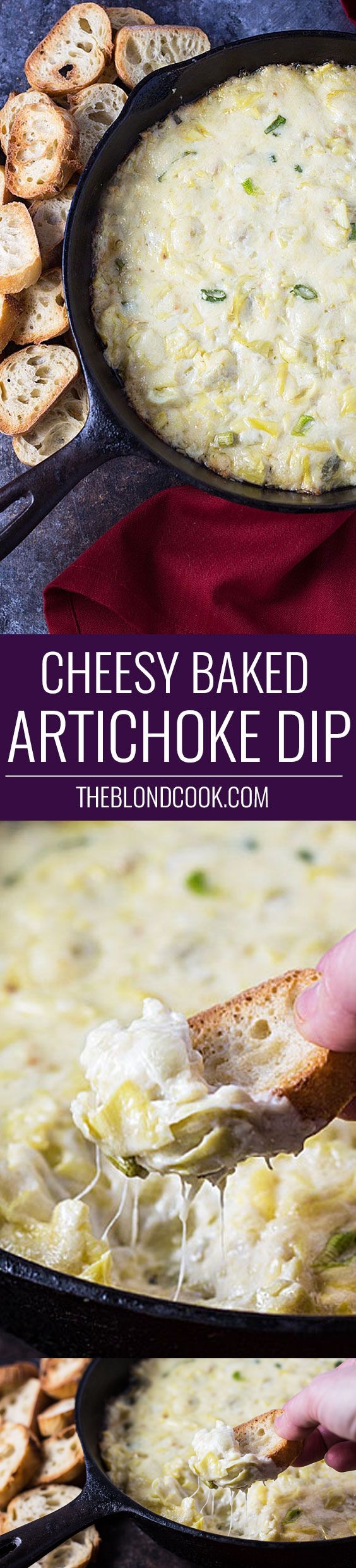 Cheesy Baked Artichoke Dip