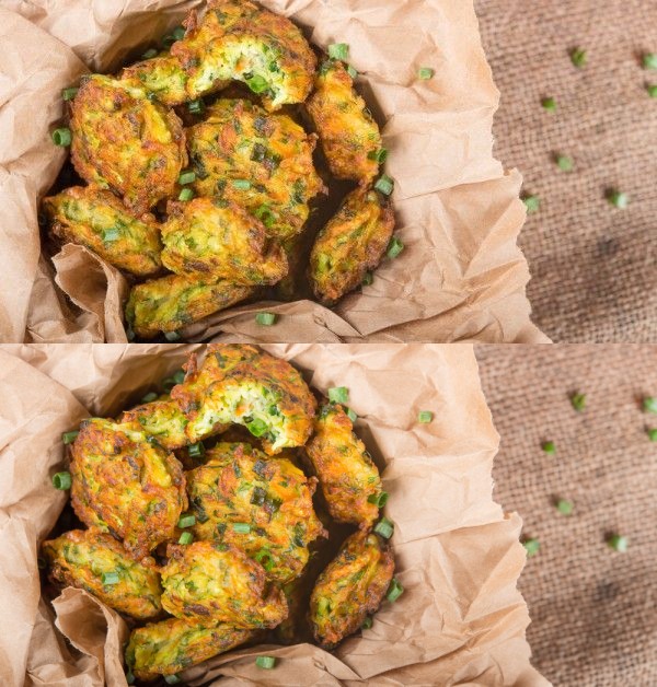 Cheesy Baked Zucchini Balls