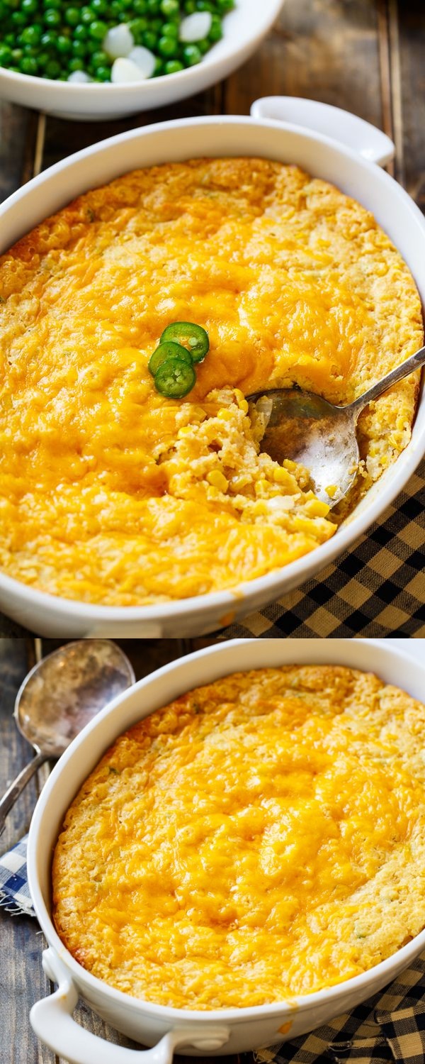 Cheesy Jalapeno Corn Casserole