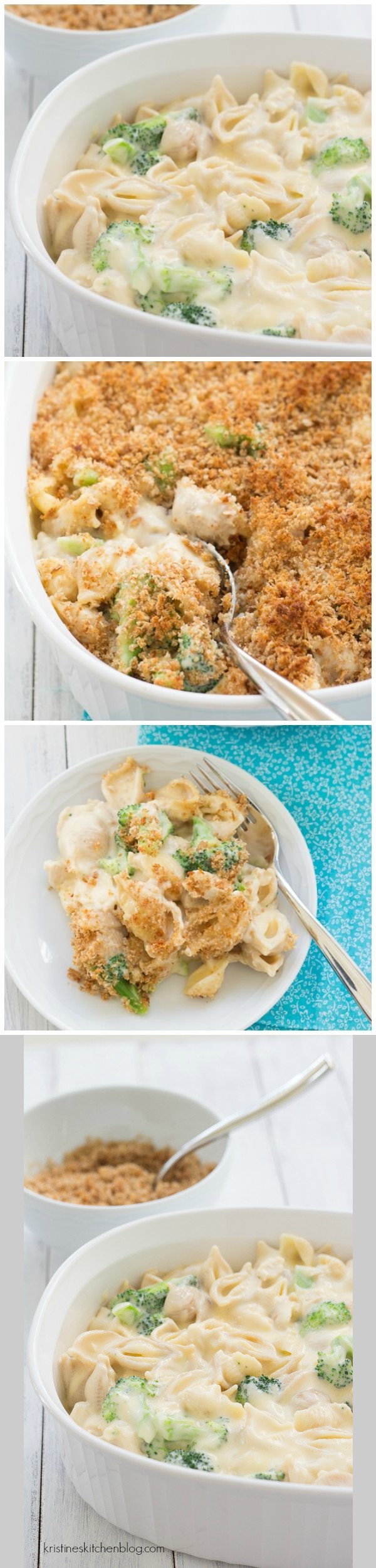 Cheesy Shells with Broccoli and Chicken