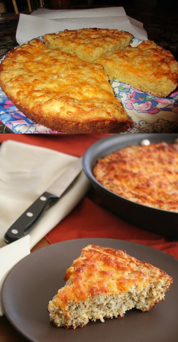 Cheesy Skillet Bread