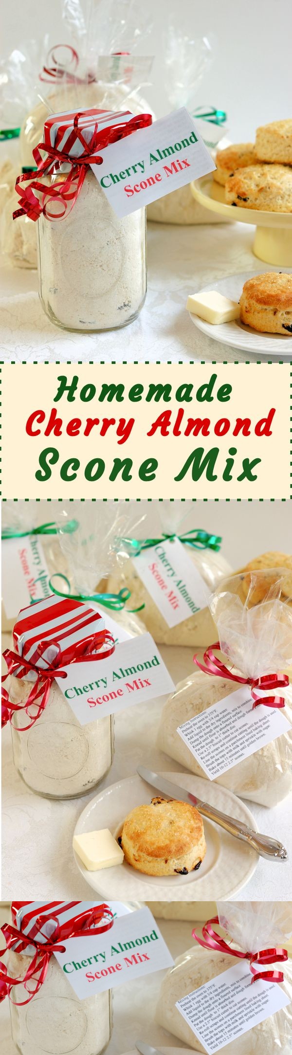 Cherry Almond Scone Mix #SundaySupper