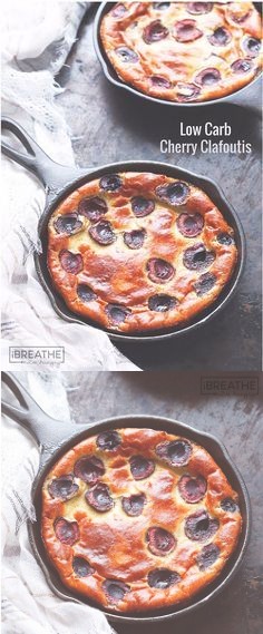 Cherry Clafoutis - Low Carb and Gluten Free