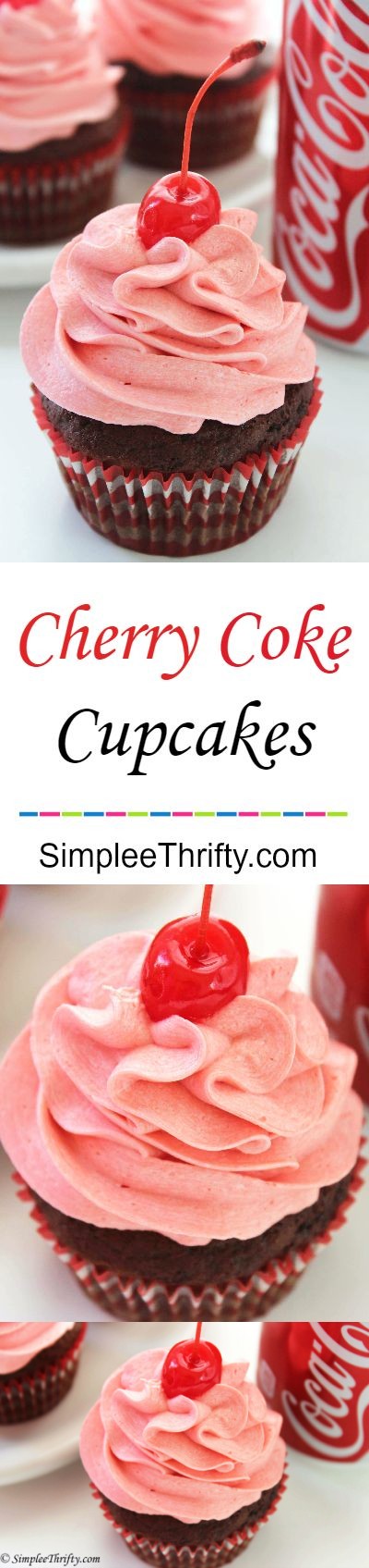 Cherry Coke® Cupcakes