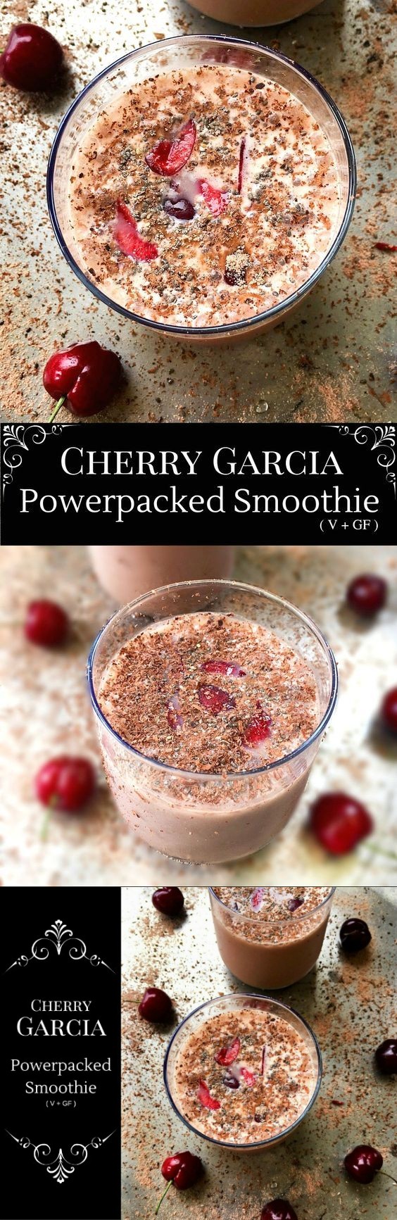 Cherry Garcia Power Packed Smoothie