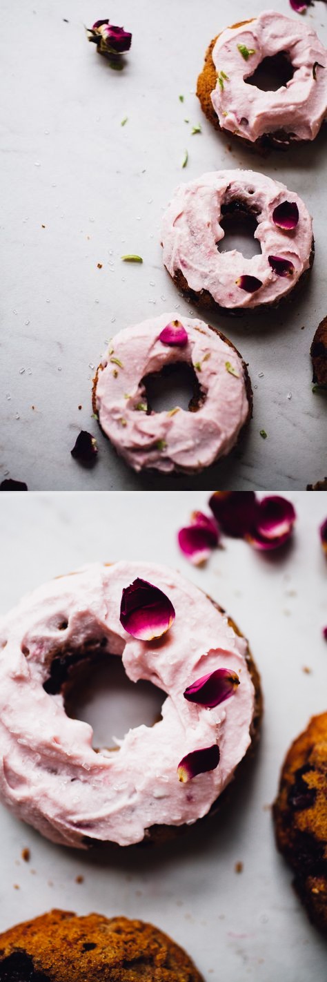 Cherry Lime Doughnuts (Gluten Free, Vegan