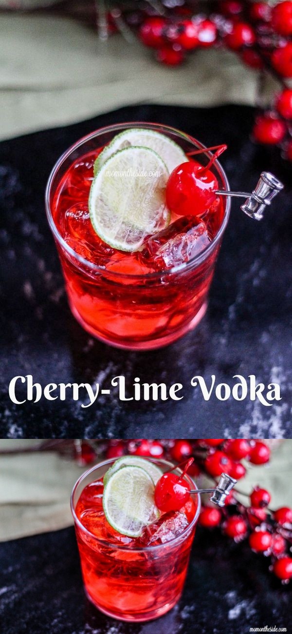 Cherry-Lime Vodka: Delicious Drink for Holiday Parties