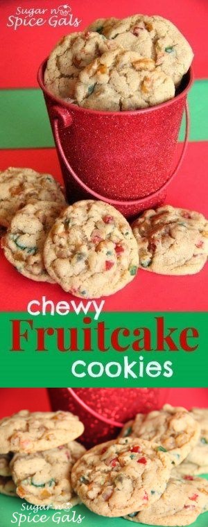 Chewy Fruitcake Cookies