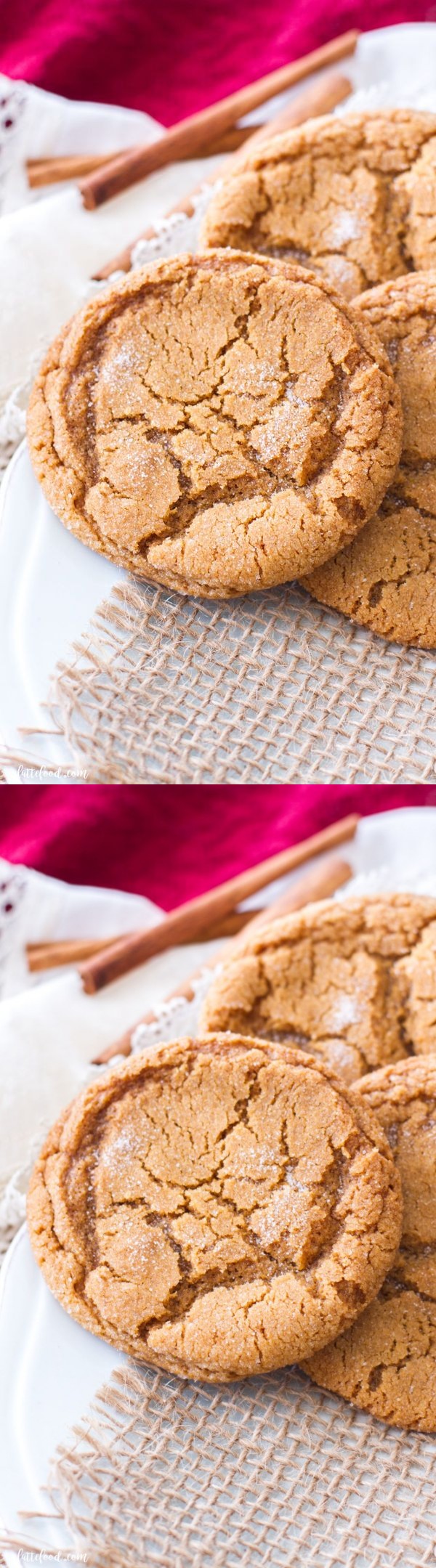 Chewy Molasses Sugar Cookies