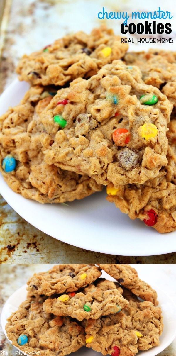 Chewy Monster Cookies