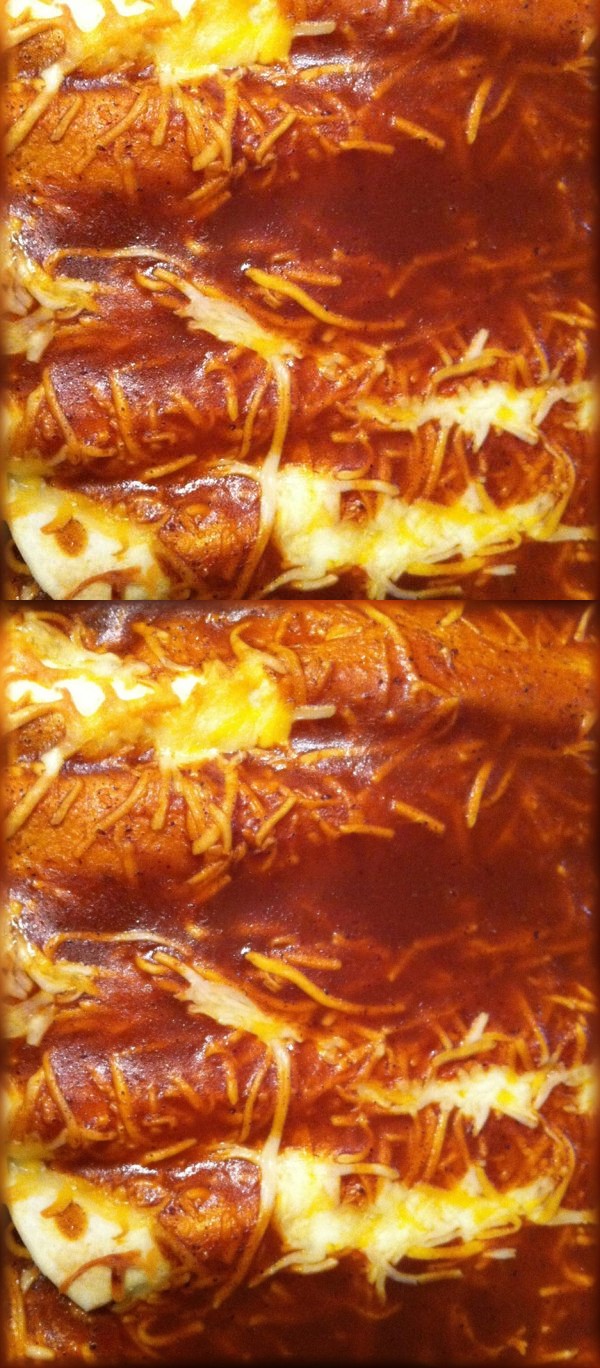 Chicken & Bean Enchiladas