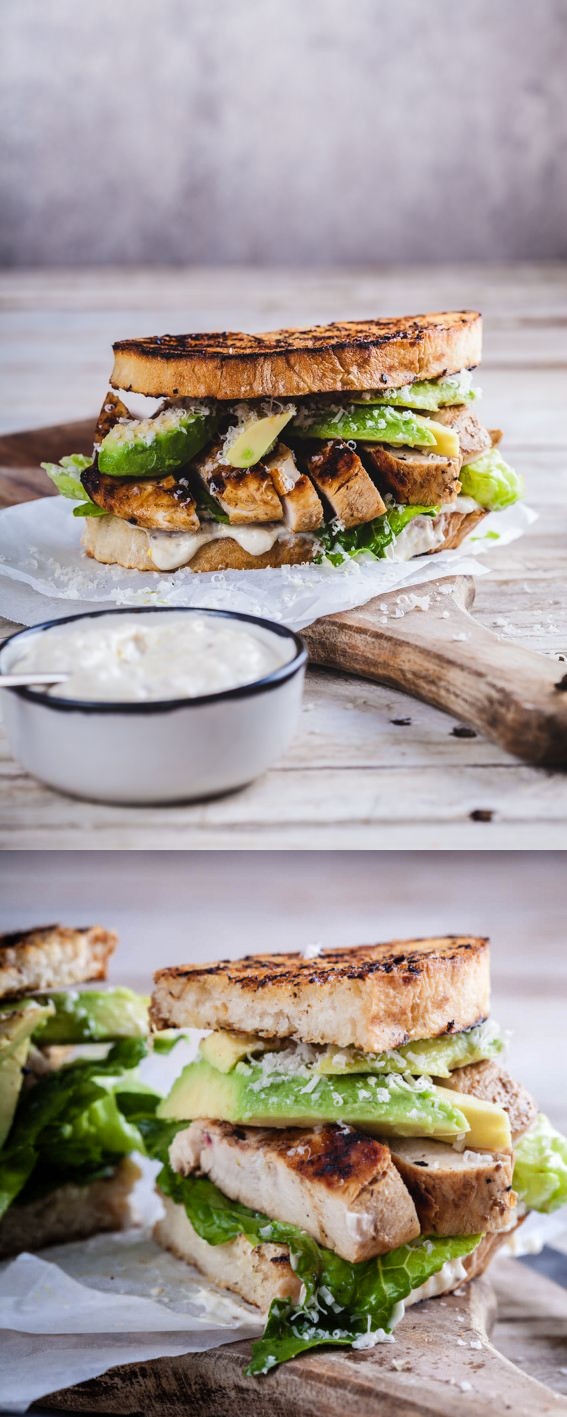 Chicken Caesar sandwich