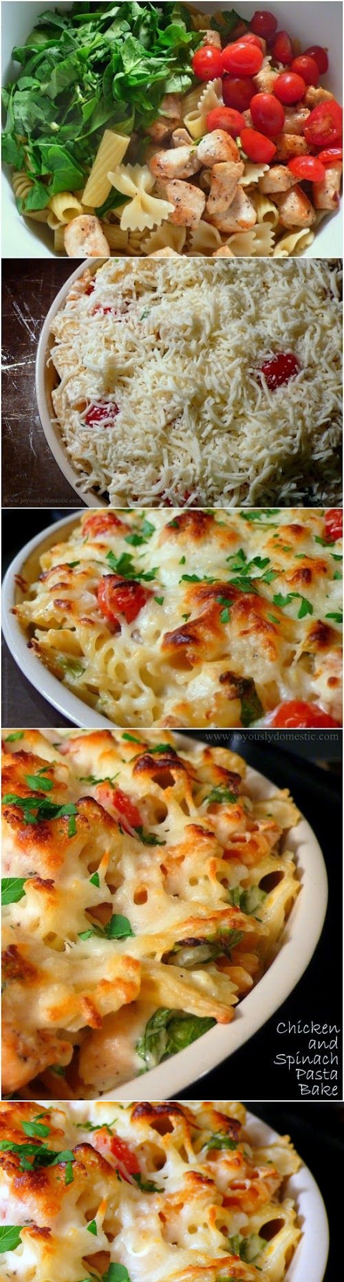 Chicken 'n' Spinach Pasta Bake