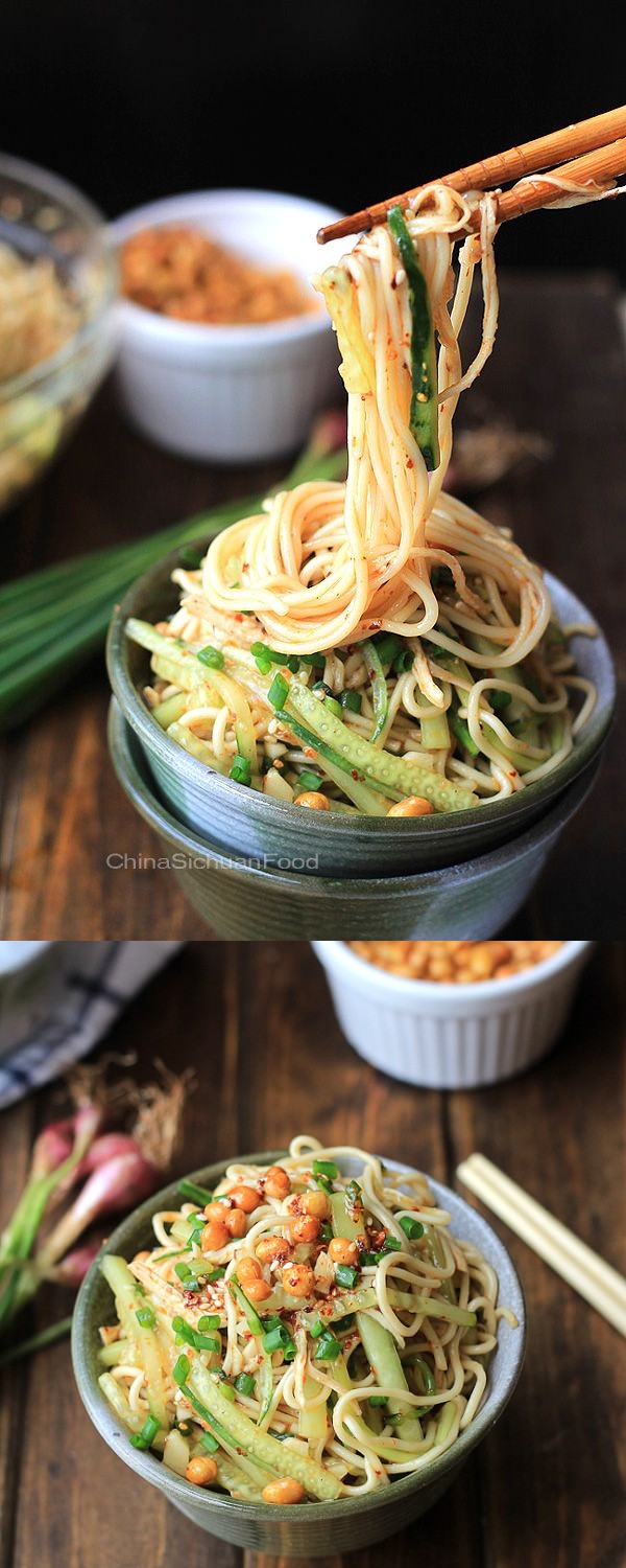 Chicken Noodle Salad- Sichuan Style