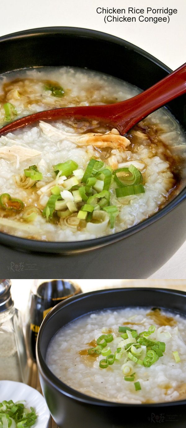 Chicken Rice Porridge (Chicken Congee