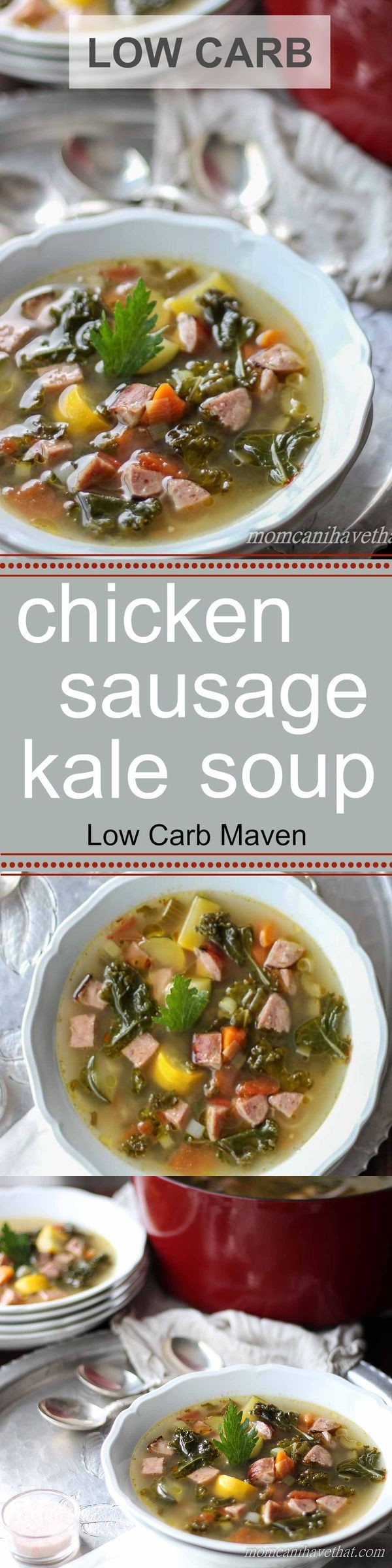 Chicken Sausage and Kale Soup | Paleo