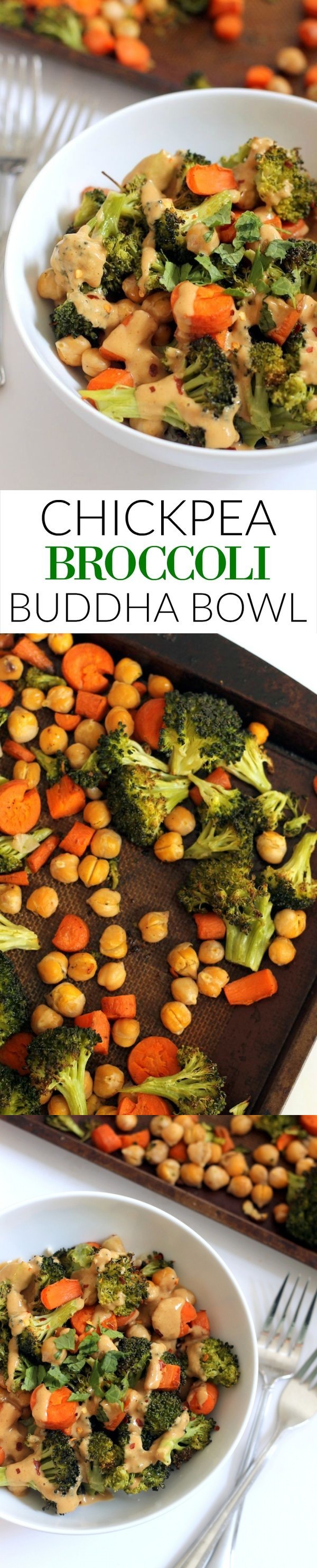 Chickpea Broccoli Buddha Bowl