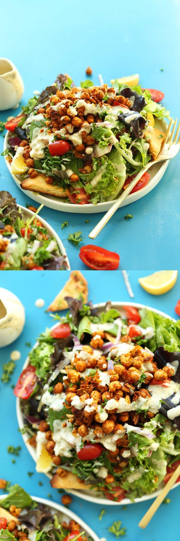 Chickpea Shawarma Salad