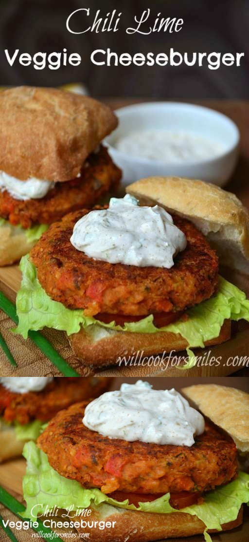 Chili Lime Vegetarian Burger