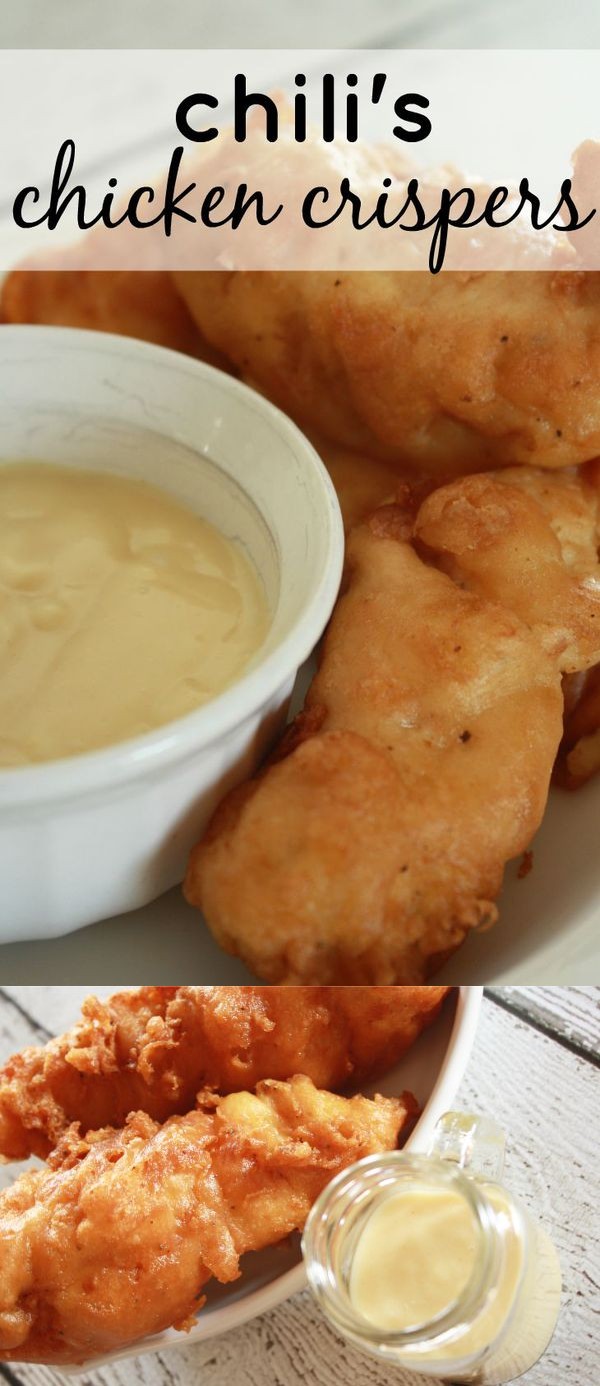 Chili's Chicken Crispers w/ Homemade Chili's Honey Mustard Dressing