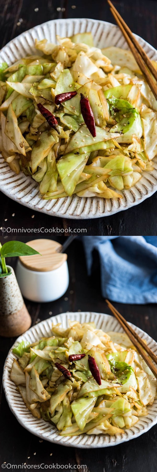 Chinese 4-Ingredient Fried Cabbage