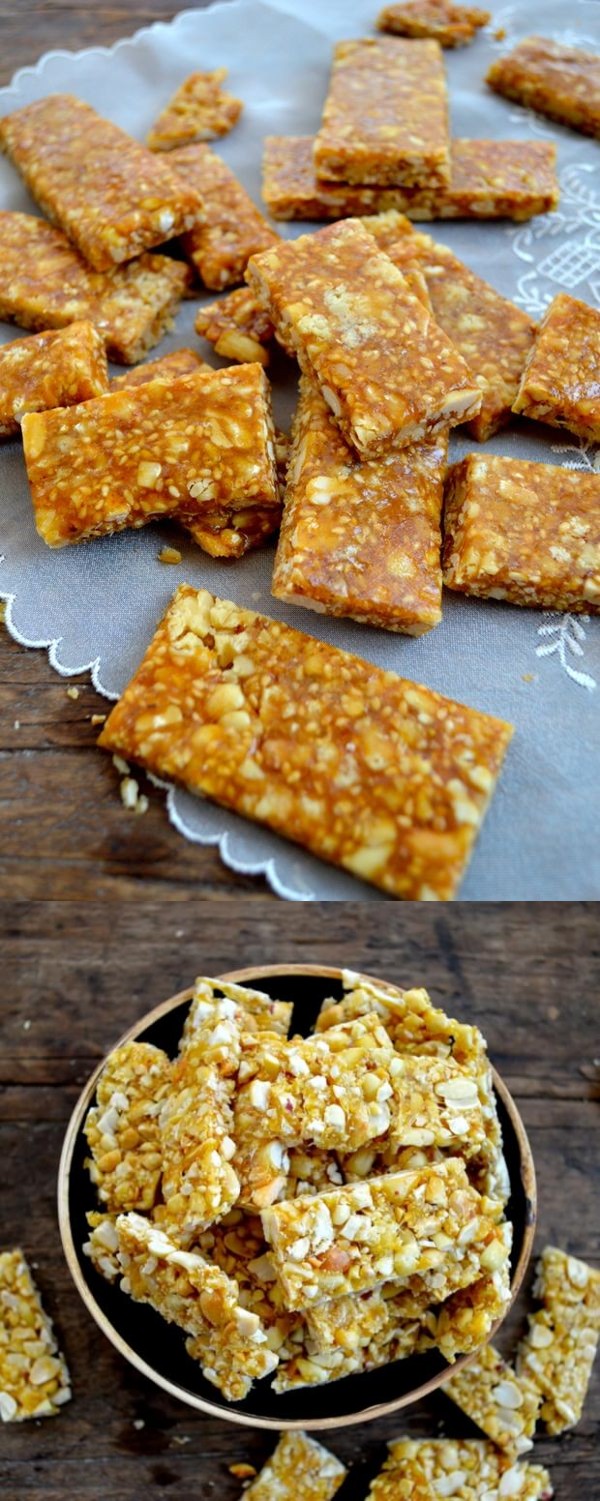 Chinese sesame peanut brittle